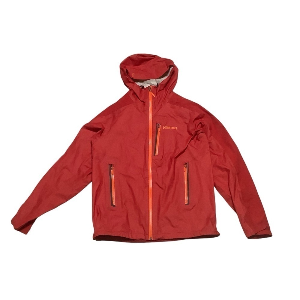 Marmot Shell Jacket Sz Medium Red-Orange